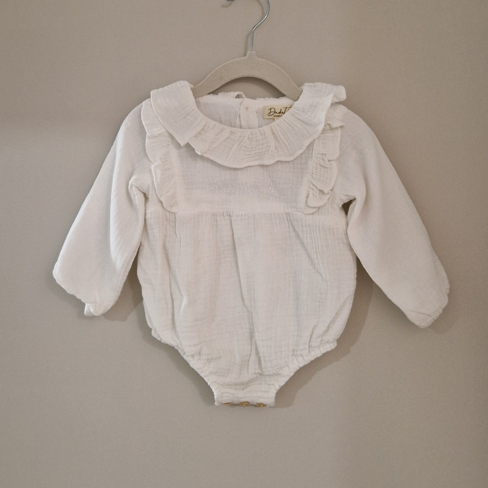 Elegant Cream Bodysuit for Kids
